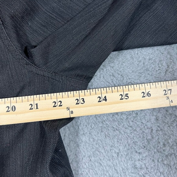 Koret Black Jean Jacket Women's Button Up 3/4 Sleeve Stretch Sz XL - Picture 8 of 10
